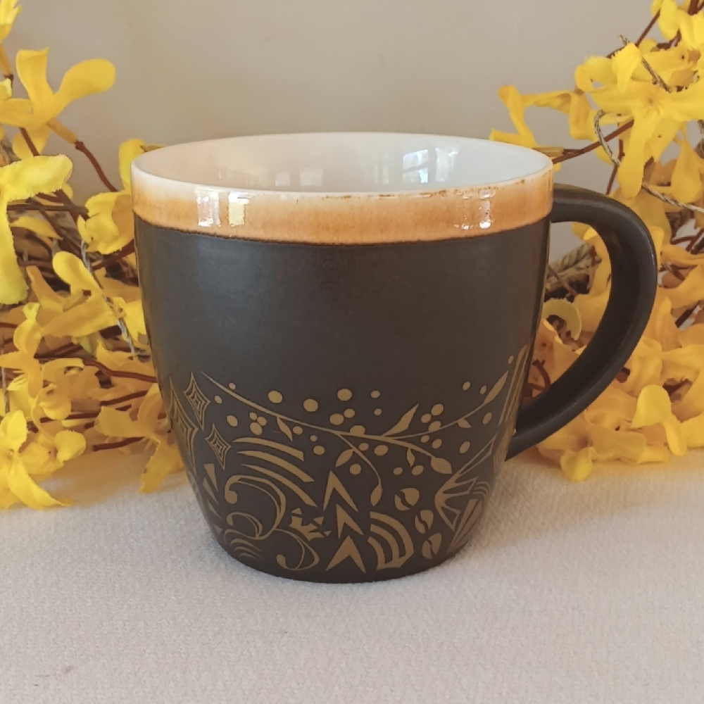 Starbucks brown gold Coffee Mug